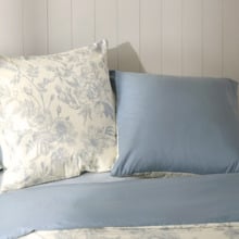 Corinth Reversible Cotton Twill European Pillowcases (Set of 2)